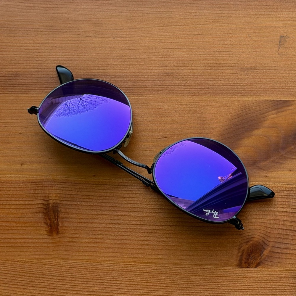 Purple Round Sunglasses for Women - Ray-Ban